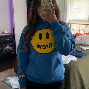 blue drew hoodie